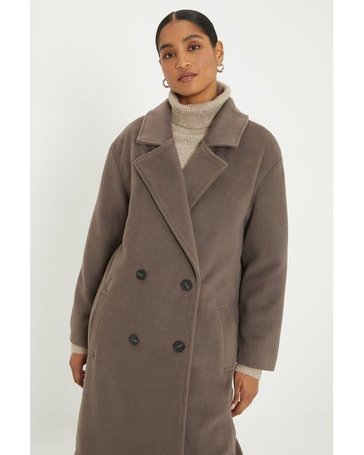 Dorothy perkins single hot sale breasted coat