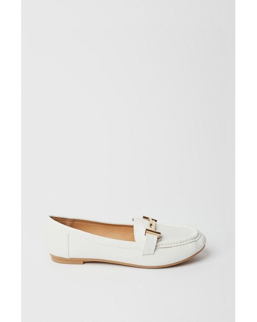 Dorothy Perkins Natural Good For The Sole: Nelly Comfort Trim Loafers