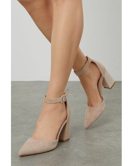 Dorothy Perkins Natural Edie Court Shoes