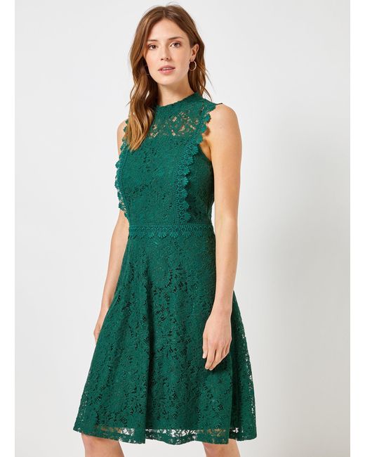 Dorothy Perkins Green Lace Dress Outlet, 55% OFF | www.ingeniovirtual.com