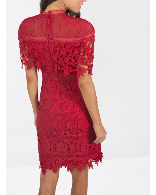 chi chi london crochet bodycon dress