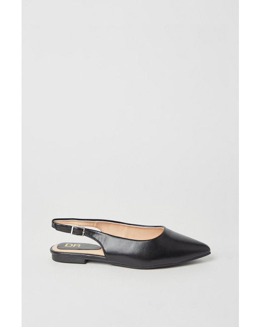 Dorothy Perkins Black Pippins Pointed Slingback Pumps