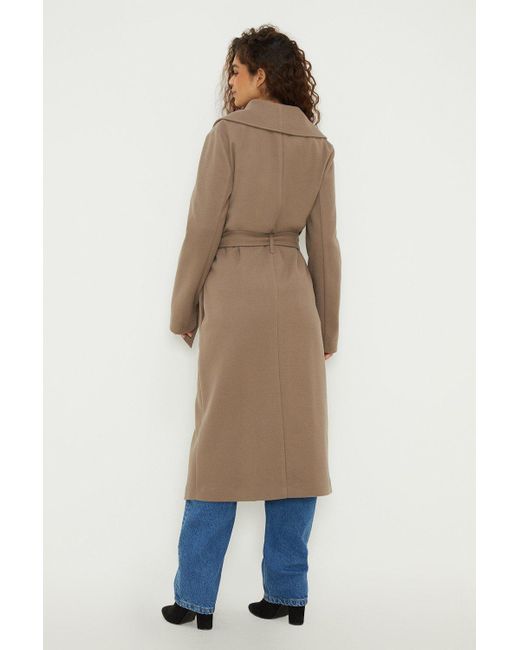 Dorothy Perkins Natural Tall Longline Wrap Coat