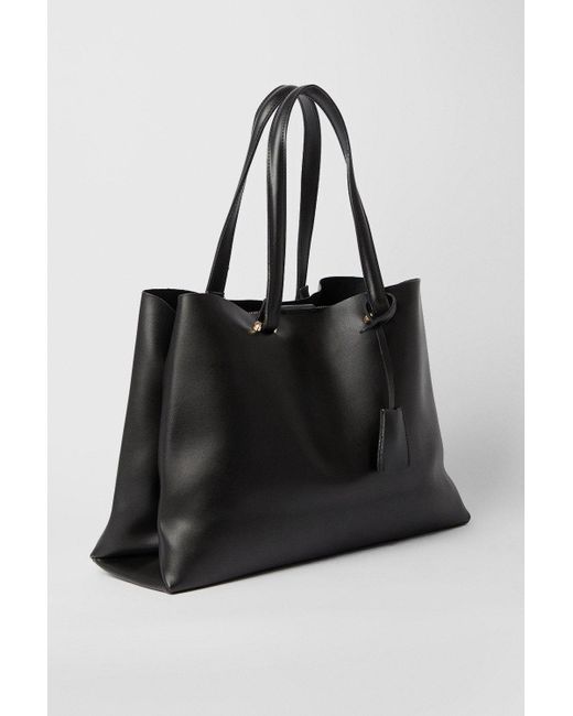 Dorothy Perkins Black Tatiana Premium Tote Bag With Inside Pocket