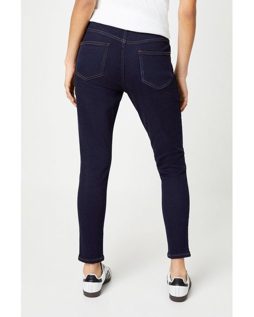 Dorothy Perkins Blue Petite Comfort Stretch Skinny Jeans