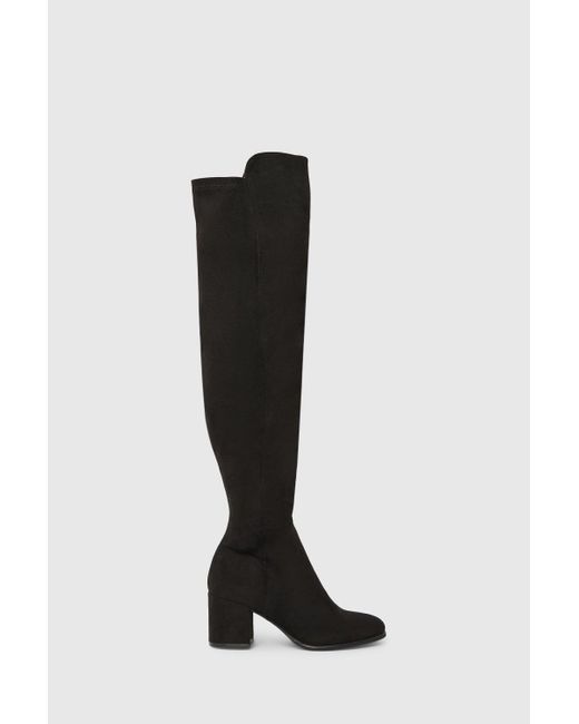 Dorothy Perkins Black Kelly Stretch Over The Knee Boots