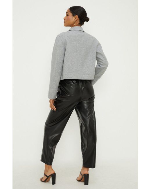 Dorothy Perkins Black Faux Leather jogger