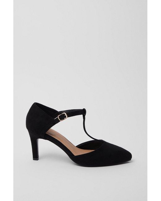 Dorothy Perkins Black Good For The Sole: Extra Wide Fit Emma Pointed Courts