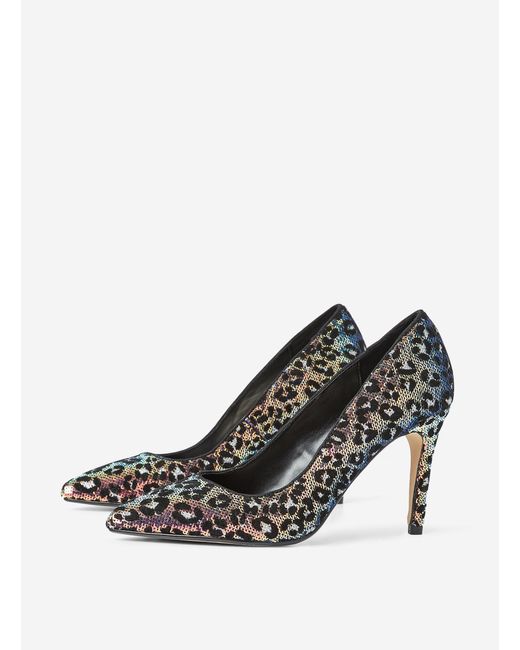 animal print court shoes