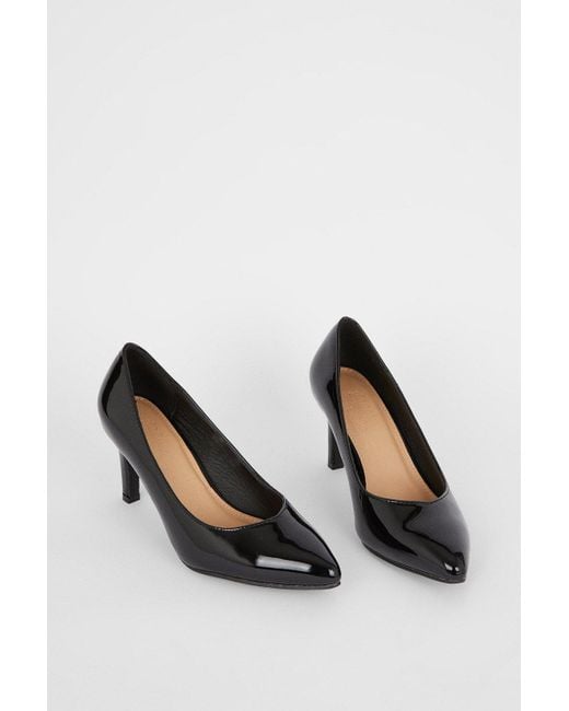 Dorothy Perkins Black Good For The Sole: Extra Wide Fit Emily Court Shoes