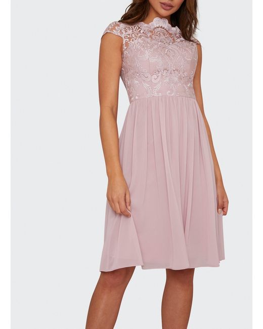 chi chi london embroidered midi dress