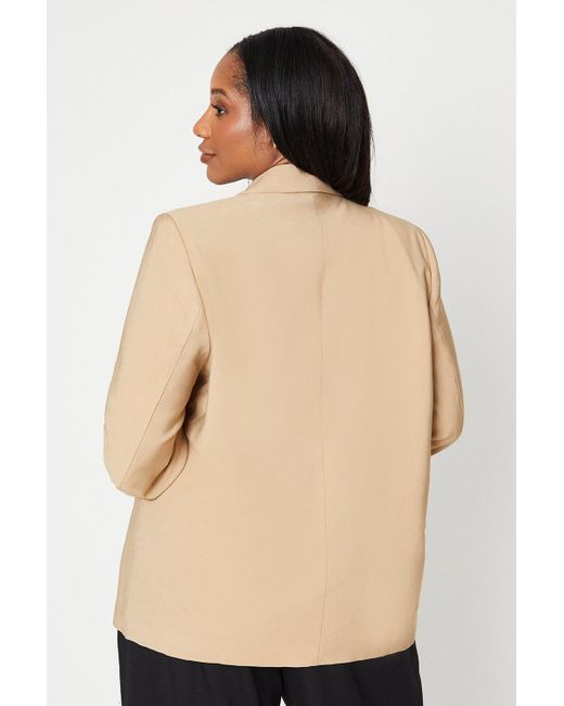Dorothy Perkins Natural Curve Double Breasted Blazer