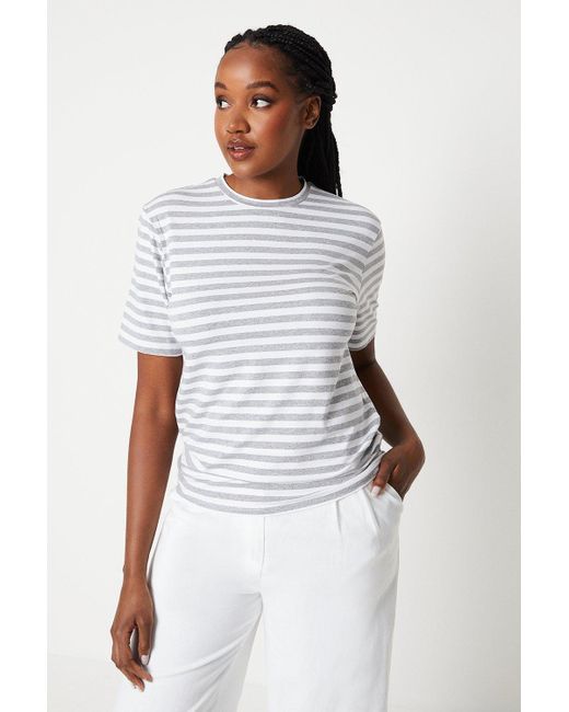 Dorothy Perkins White Tall Relaxed Fit Tshirt