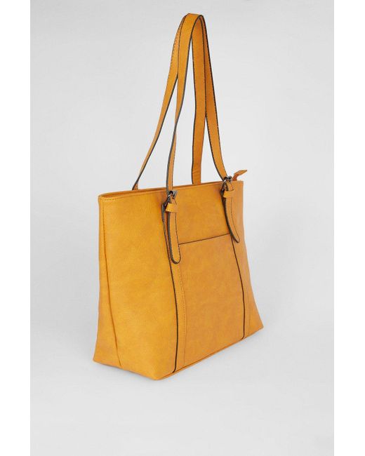 Dorothy Perkins Natural Tina Shopper Tote Bag