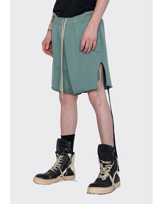 DOSHABURI Rick Owens Drkshdw Du02b4388 Rig Jersey Truker Cut Offs