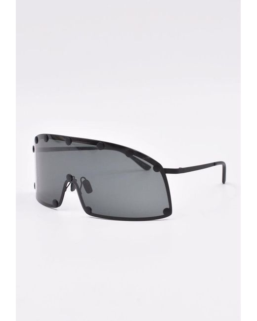 DOSHABURI Rick Owens Men Rg0000001 Gblkb Shielding Sunglasses Black (new  Season Ss23) in Grey | Lyst UK