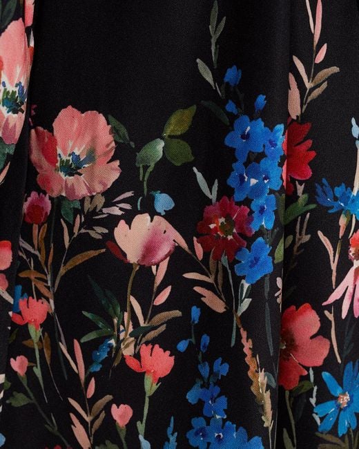 Draper James Blue Ellie Shirtdress In Moonlit Blooms