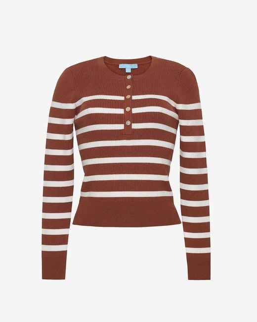 Draper James Red Rib Sweater