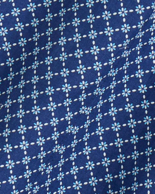 Draper James Blue Trisha Shirtdress In Linen