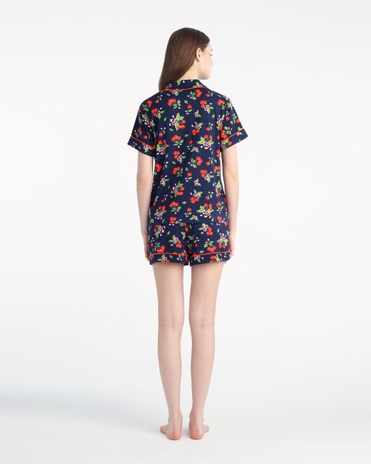 Draper James Red Sara Pajama Set In Cherry Blossom