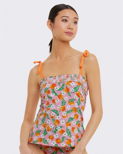 Draper James Synthetic Dj X Lands' End Bandeau Tankini Top Swimsuit in