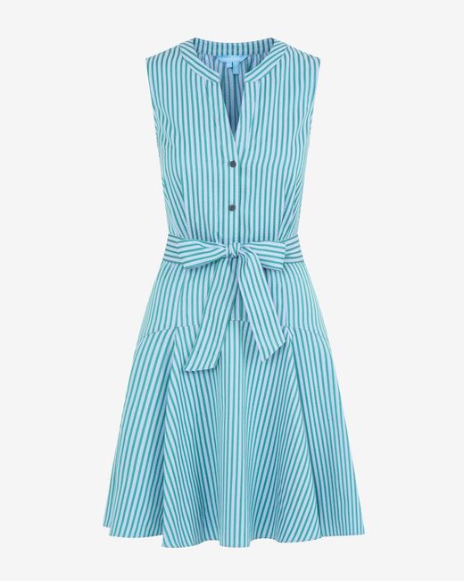 Draper James Avery Sleeveless Dress In Seersucker Stripe in Blue | Lyst