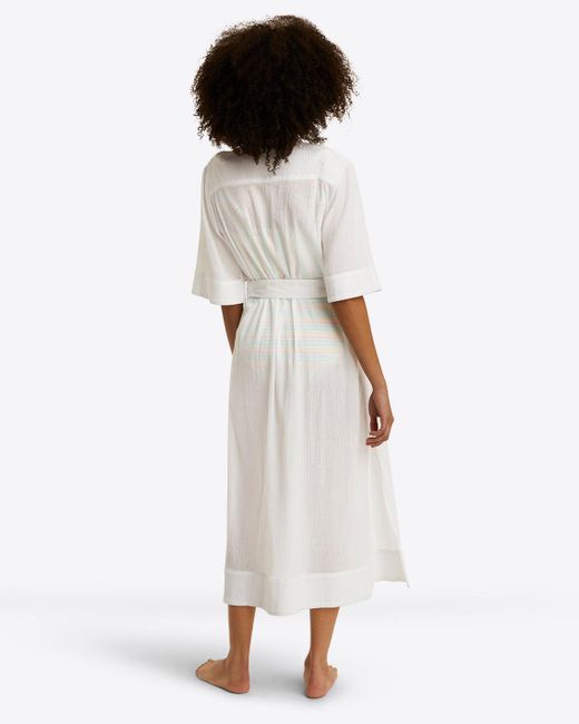 Draper James White Crinkle Cotton Coverup