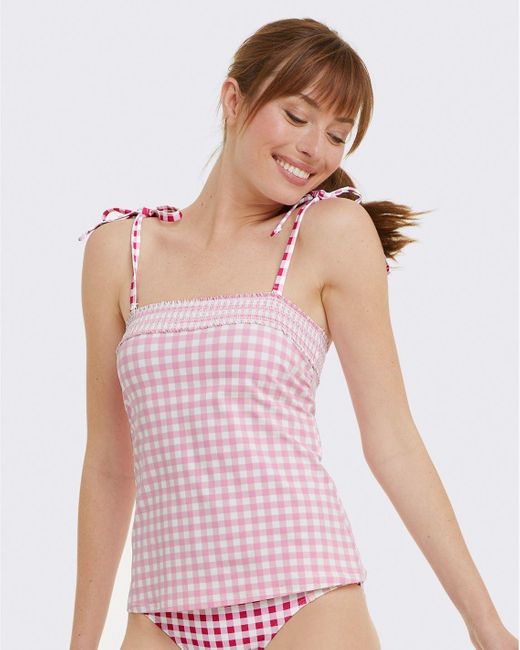 Draper James Synthetic Dj X Lands' End Bandeau Tankini Top Swimsuit in