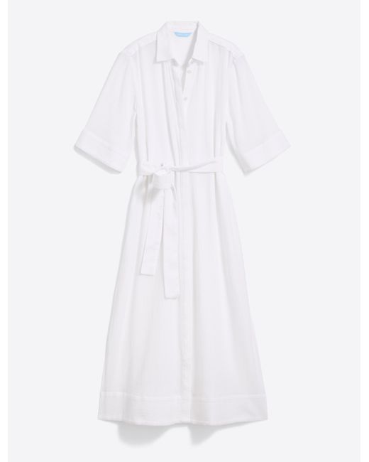 Draper James White Crinkle Cotton Coverup