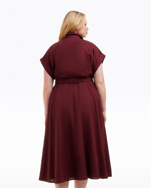 Draper James Presley Embroidered Midi Shirtdress In Raspberry Pink