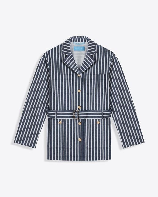 Draper James Blue Utility Jacket
