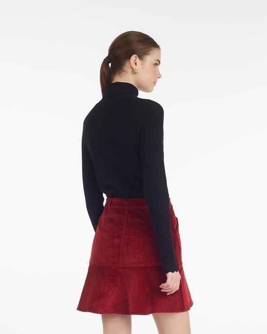 Draper James Red Lace Stitch Pullover