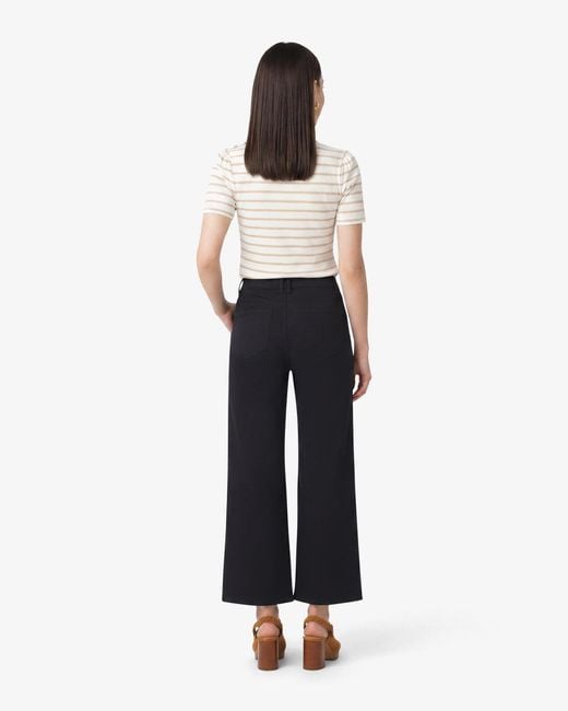 Draper James Blue Patch Pocket Wide Leg Bottom