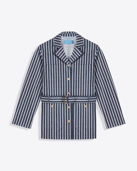 Draper James Blue Utility Jacket