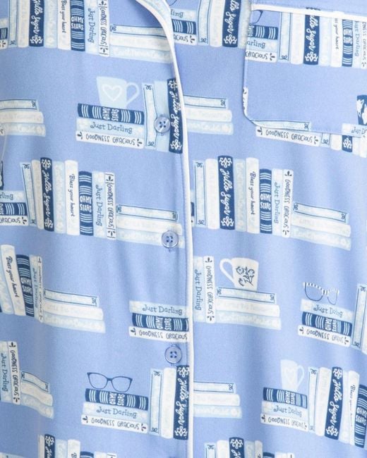 Draper James Blue Sara Pajama Set In Bookstack