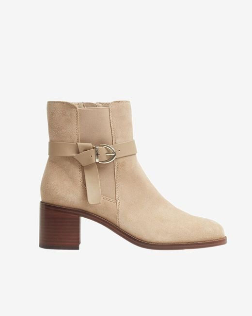 Draper James Natural Nadia Suede Boots