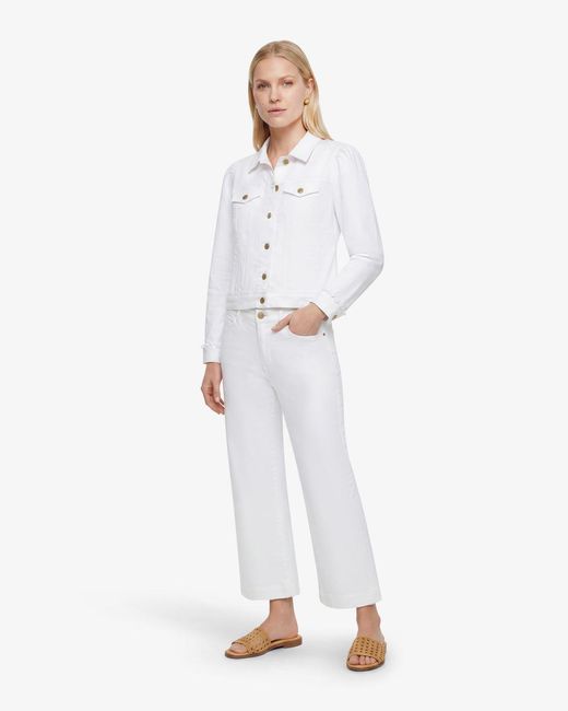 Draper James White Denim Jacket