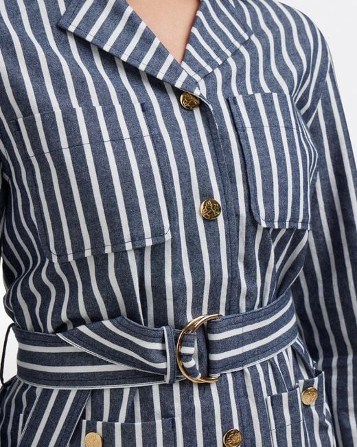 Draper James Blue Utility Jacket