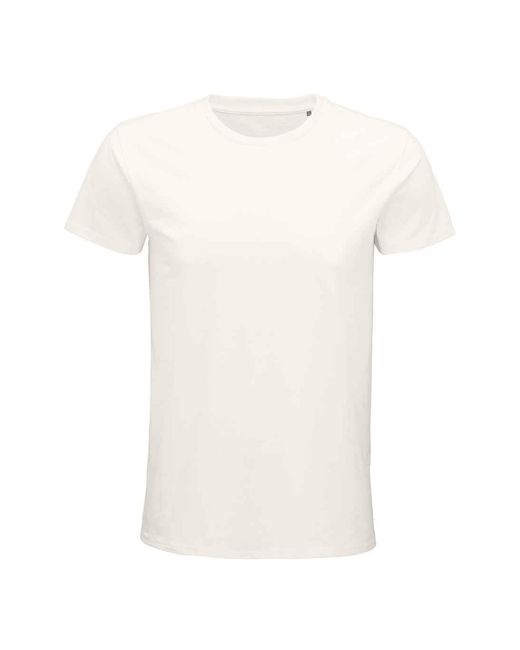 Sol's White Adult Pioneer Organic T-Shirt (Off)