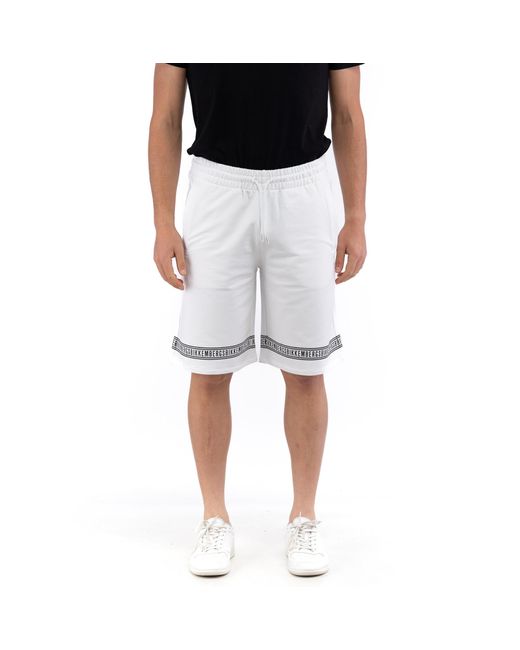 Bikkembergs Herren-Bermudashorts Aus Baumwolle in Black für Herren
