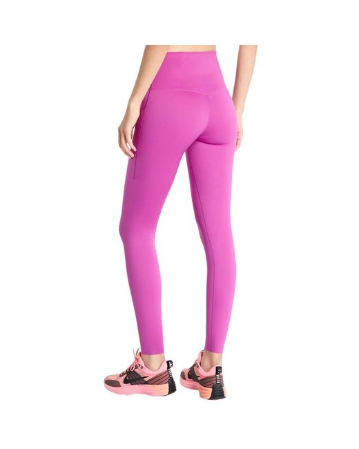 Nike Fast Paarse Legging in het Pink