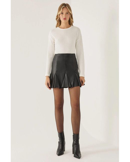 Hiccup Natural Crew Neck Jersey Top