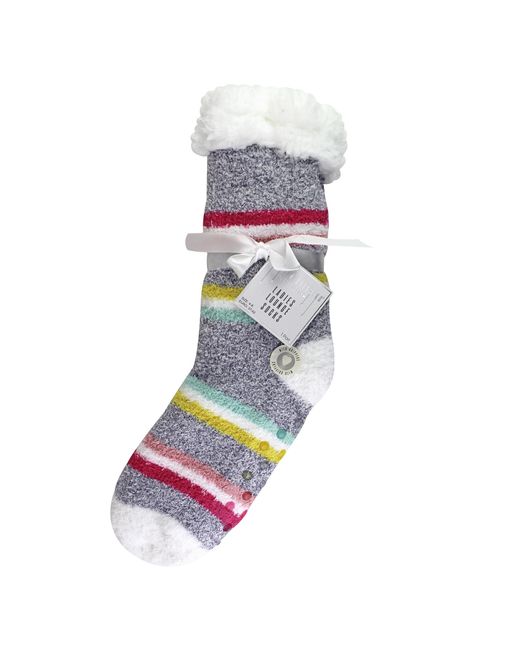Sock Snob Multicolor Ladies Soft Fluffy Lounge Socks