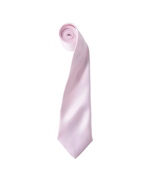 PREMIER Purple Adult Colours Satin Tie