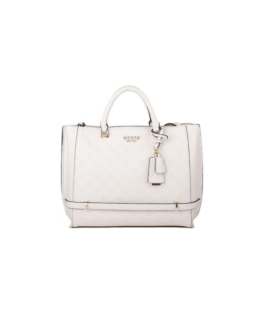 Guess Meridian Girlfriend Satchel Black - The Little Green Bag