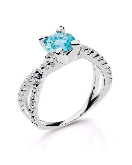 Orphelia Blue 925 Sterling Ring
