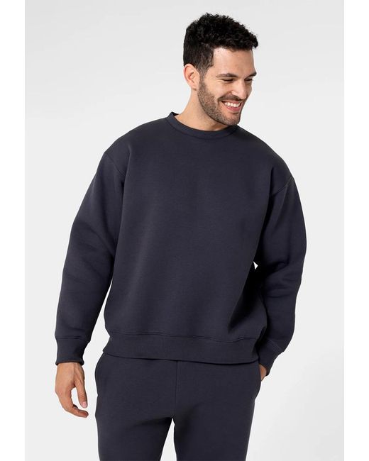 Basiclo Oversized Sweatshirt in het Blue