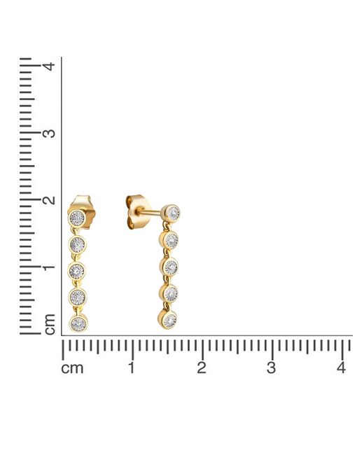 Diamonds by Ellen K. Brown Ohrringe 585 Zweifarbig Mit 10X Brillant Zus. 0,05Ct