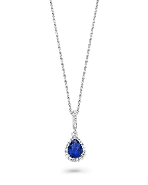Orphelia Blue 'Enora' 925 Sterling Chain With Pendant