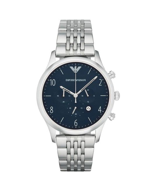 Emporio Armani Metallic Ar1942 Dial Chronograph Watch for men